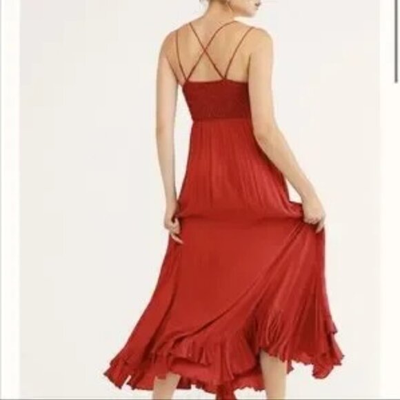 We the Free Red Adella Maxi Dress‎ - Picture 3 of 11